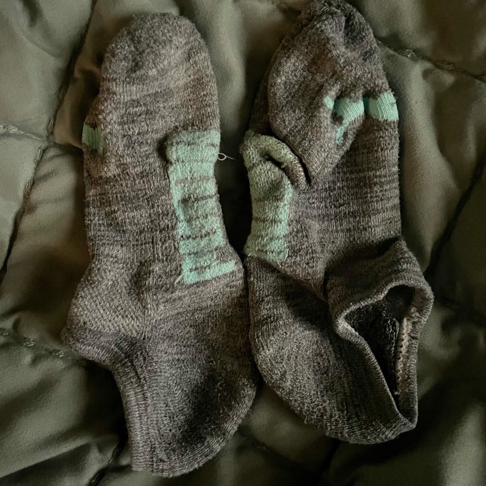 Used athletic socks